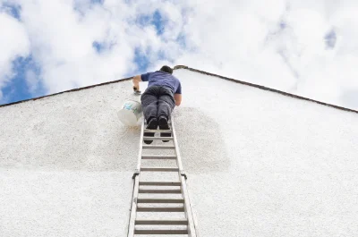 Peinture extérieure à Sarcé — façades et ravalement